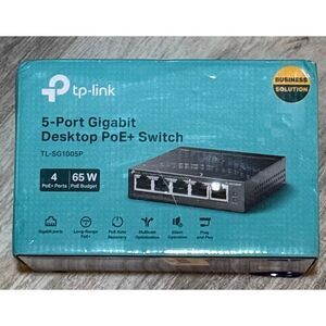 TP-LINK TL-SG1005P 5-Port Desktop‎ Switch